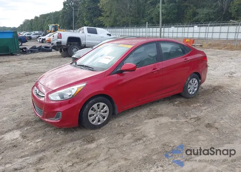 2016 Hyundai Accent Se z USA, uszkodzony, nr VIN KMHCT4AEXGU157524